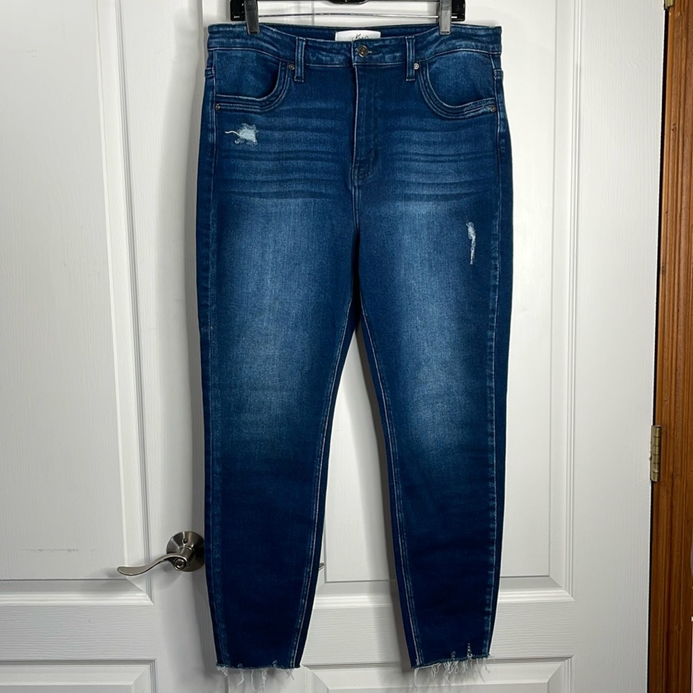 KanCan Skinny fit jeans, dark wash size XL